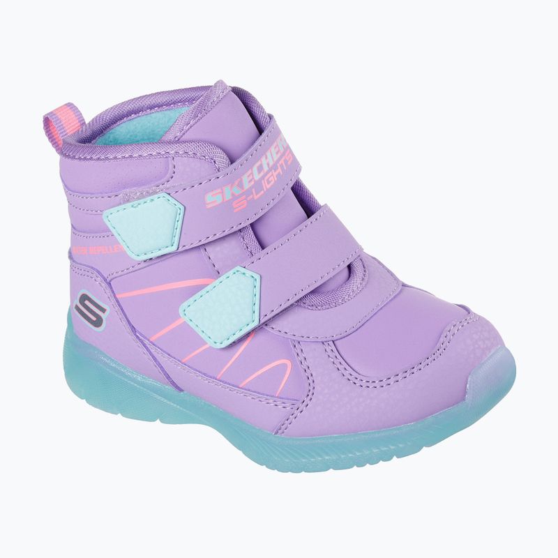 Kinder-Schuhe SKECHERS Illumi-Brights Polar Steppers Lavendel/Mehrfarbig 9