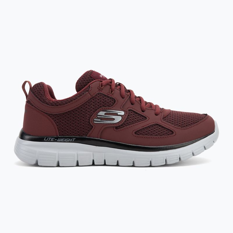 Herren Schuhe SKECHERS Burns Agoura Burgunder 2