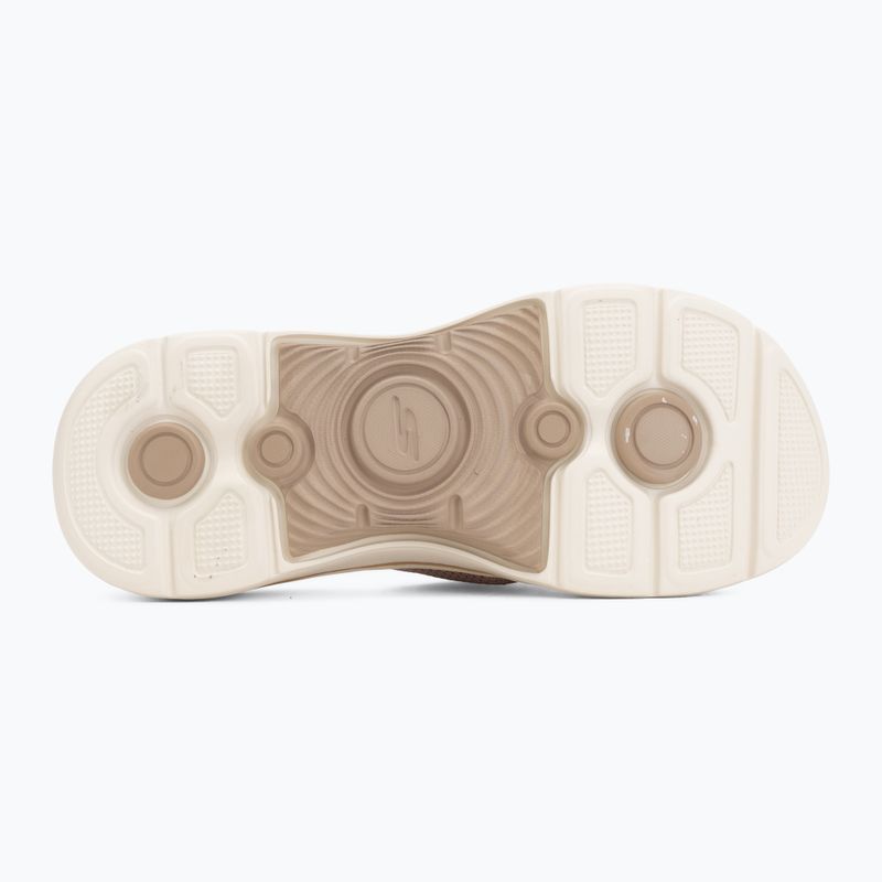 Damen-Pantoletten SKECHERS Go Walk Arch Fit 2.0 Dakota brown 4