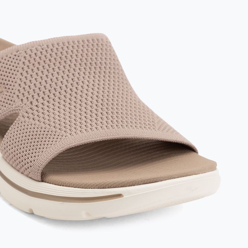 Damen-Pantoletten SKECHERS Go Walk Arch Fit 2.0 Dakota brown 7