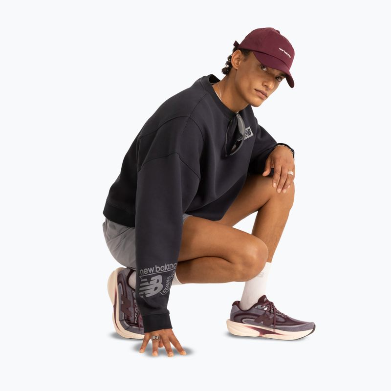 Herren-Laufshorts New Balance Run Essentials 5" Short off-line grey/smoked violet 4