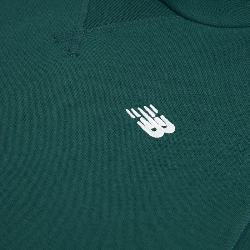 Kinder-Sweatshirt New Balance Brush Back Small Logo Hoodie medusa green 8