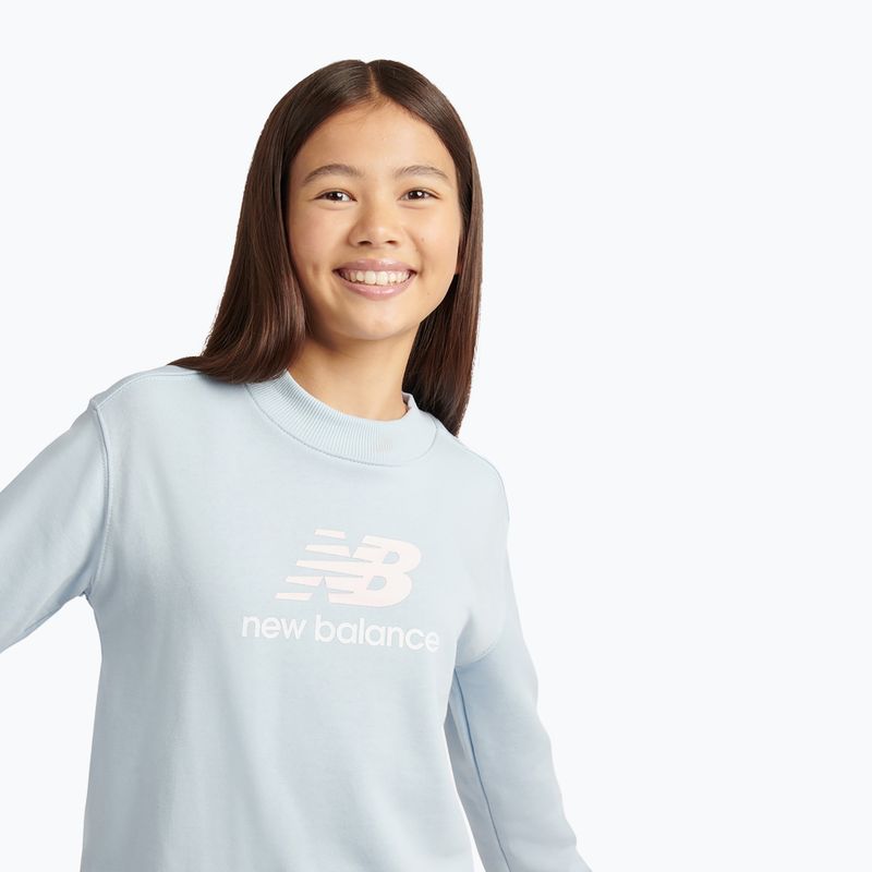 Kinder-Sweatshirt New Balance FT Stacked Logo Crew oxford blue 5