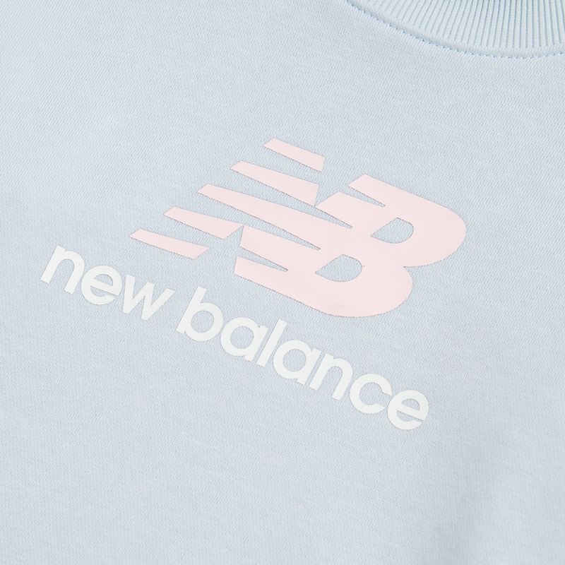 Kinder-Sweatshirt New Balance FT Stacked Logo Crew oxford blue 8
