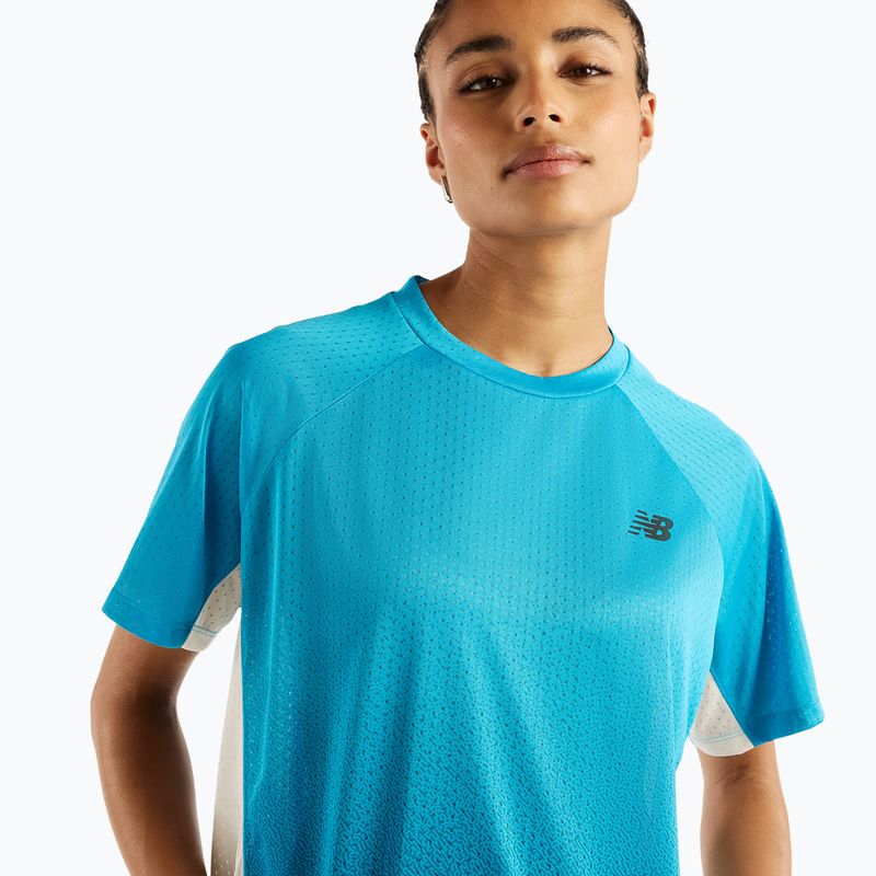 Damen-Laufshirt New Balance Viz-Tech Run T-Shirt altitude/streamsong 3