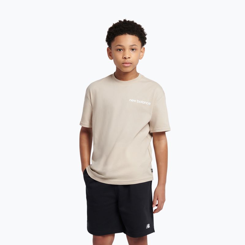 Kinder-T-Shirt New Balance 574 Shoe Graphic Tee timberwolf