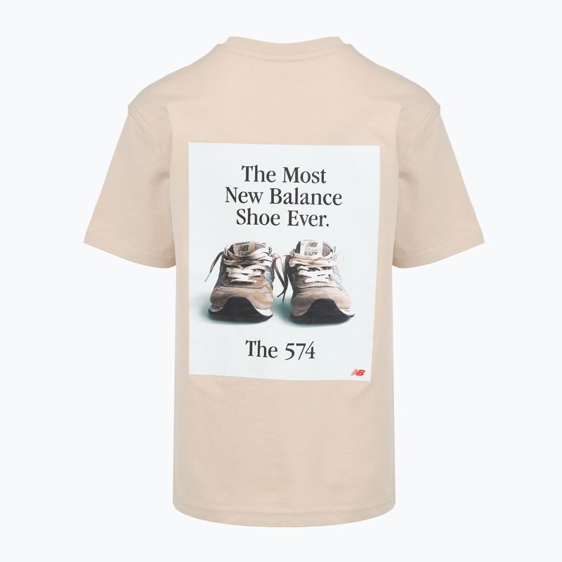 Kinder-T-Shirt New Balance 574 Shoe Graphic Tee timberwolf 7