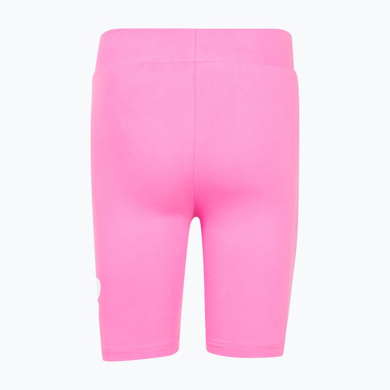 Kindershorts New Balance Stacked Logo Cycle pink satin 2