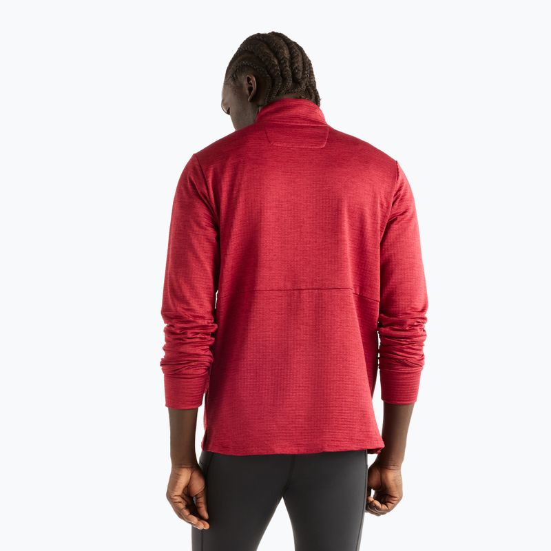 Lauf-Langarmshirt für Herren New Balance Athletics Heat Grid 1/2 Zip podium red 3