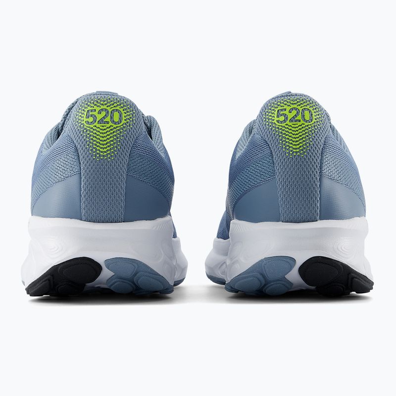 Herren-Laufschuhe New Balance Fresh Foam 520's V9 zinc blue/light arctic grey/silver metallic 5