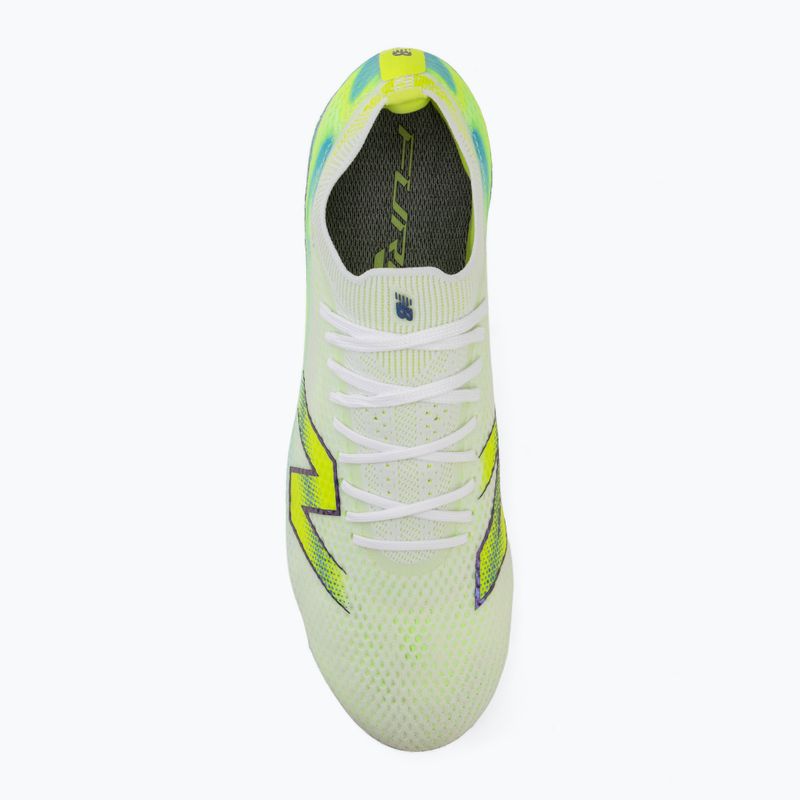 Fußballschuhe New Balance Furon Elite V9 FG white/alkaline green 5