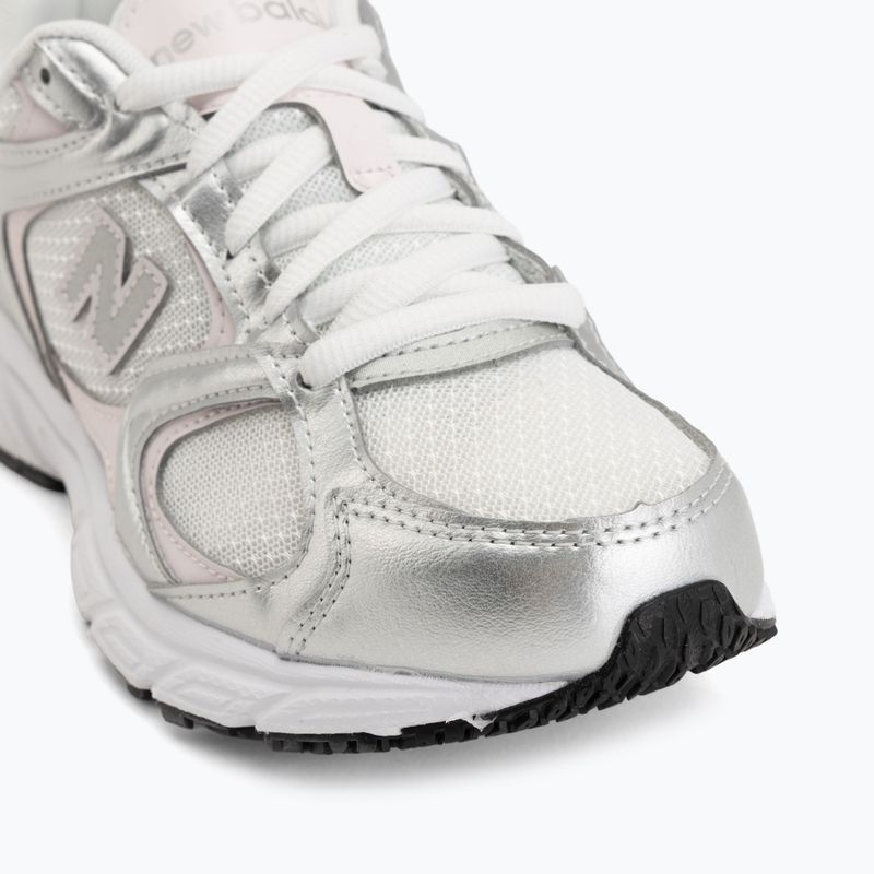 Schuhe New Balance Classic 408's V1 light silver metallic/pink salt 7