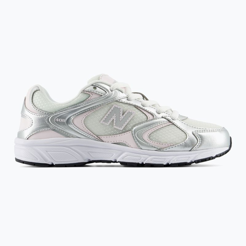 Schuhe New Balance Classic 408's V1 light silver metallic/pink salt 2