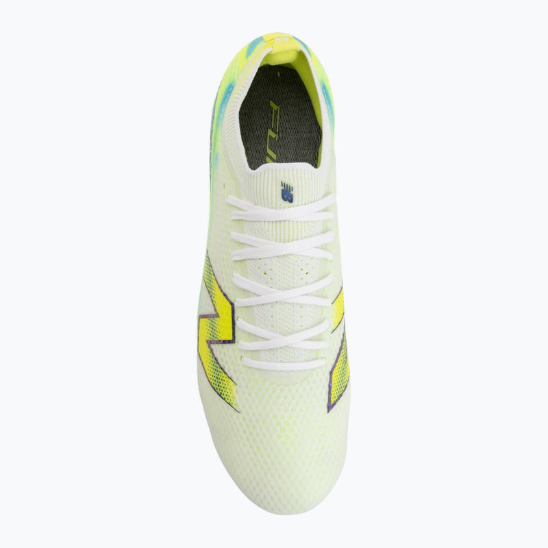 Fußballschuhe New Balance Furon Elite V9 SG white/alkaline green 5