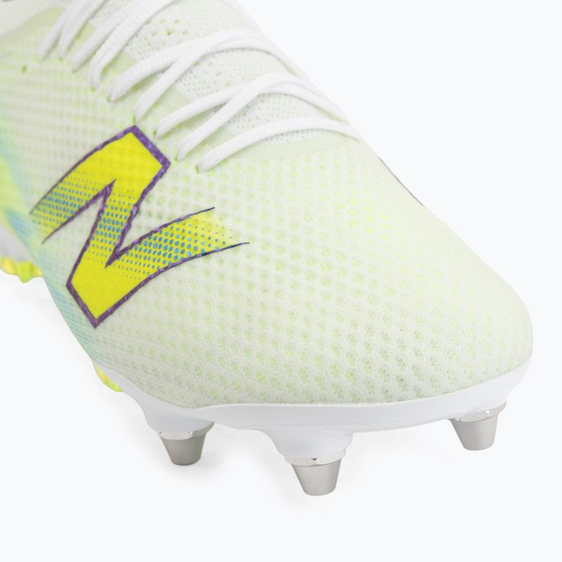 Fußballschuhe New Balance Furon Elite V9 SG white/alkaline green 7