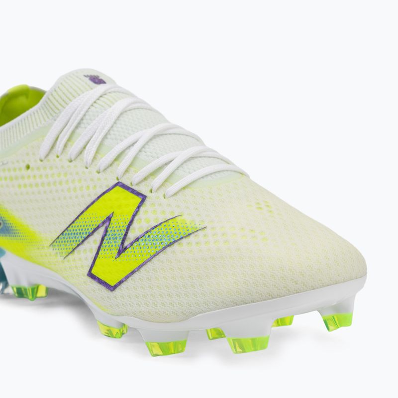 Fußballschuhe New Balance Furon Pro V9 FG white/alkaline green 7