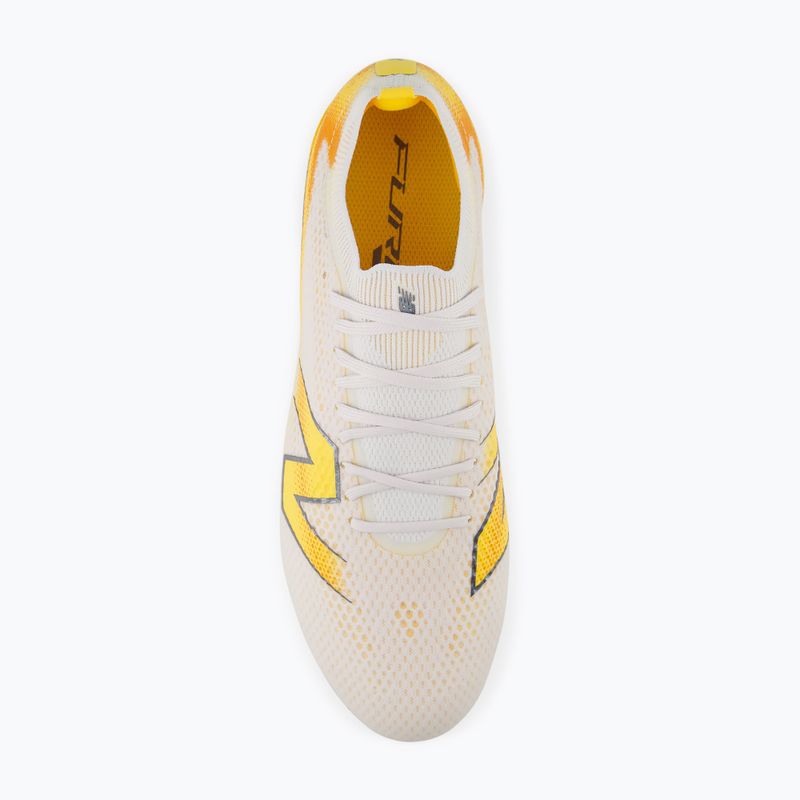 Fußballschuhe New Balance Furon Pro V9 FG fresh air/satsuma orange 4