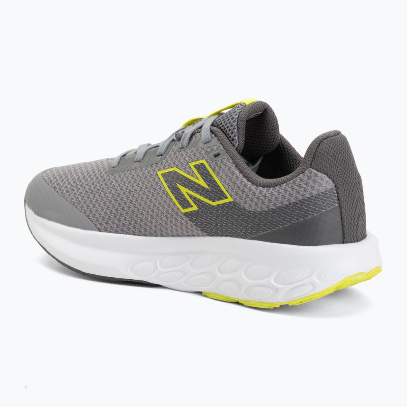 Kinder-Laufschuhe New Balance 520's Lace V9 grey matter/Ssate grey/alkaline green 3