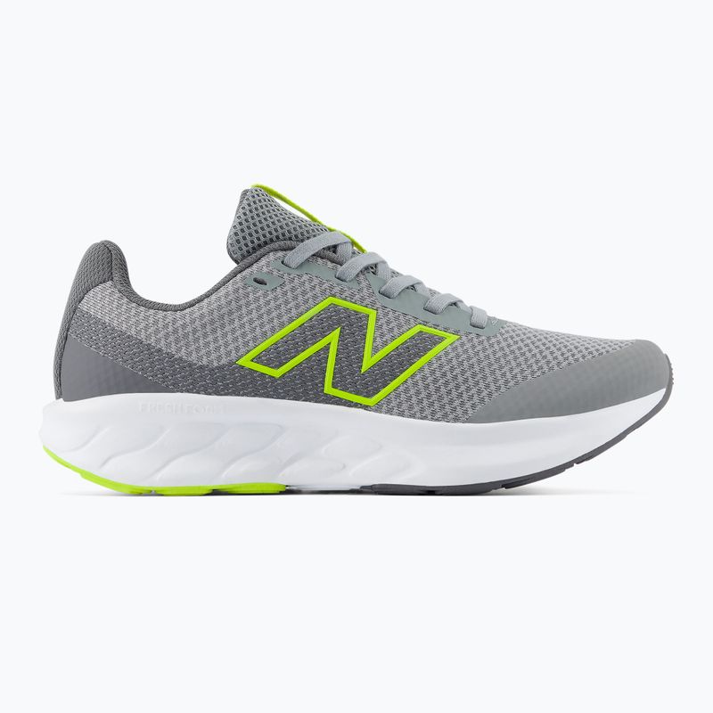 Kinder-Laufschuhe New Balance 520's Lace V9 grey matter/Ssate grey/alkaline green 2