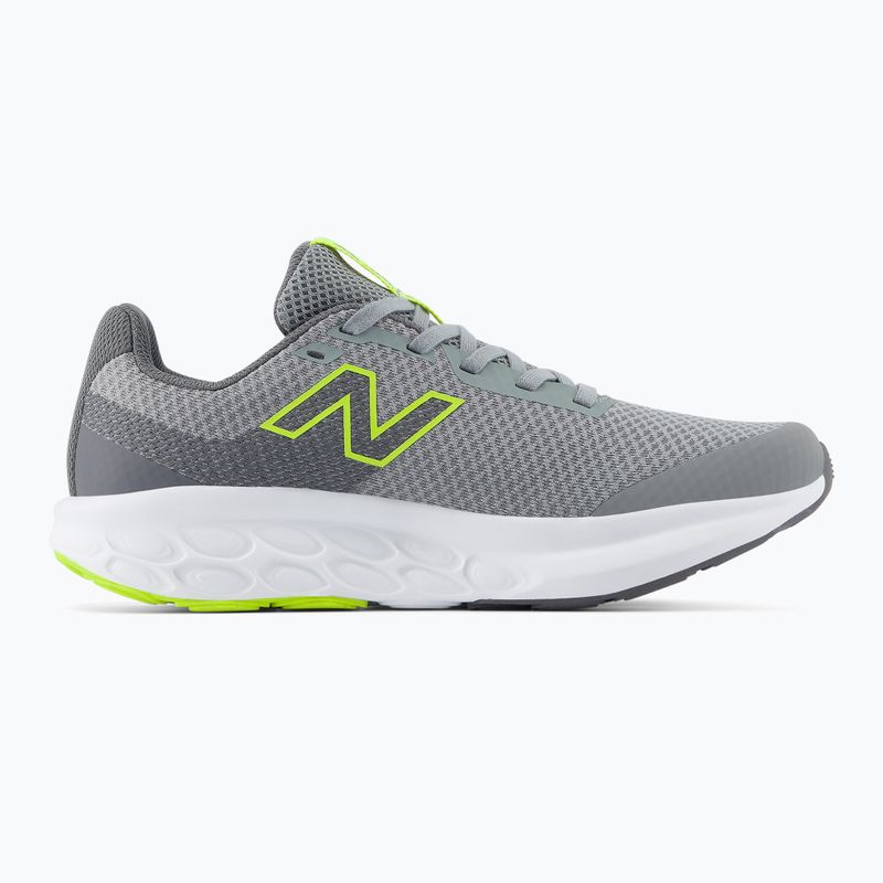 Kinder-Laufschuhe New Balance 520's Lace V9 grey matter/Ssate grey/alkaline green 3