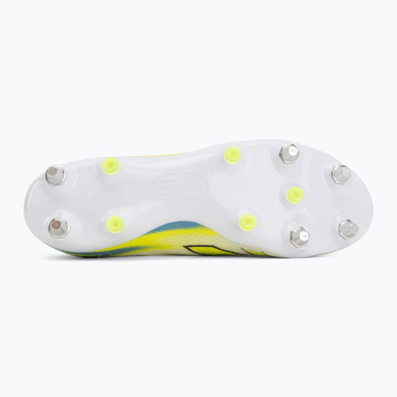 Fußballschuhe New Balance Furon Pro V9 SG white/alkaline green 4