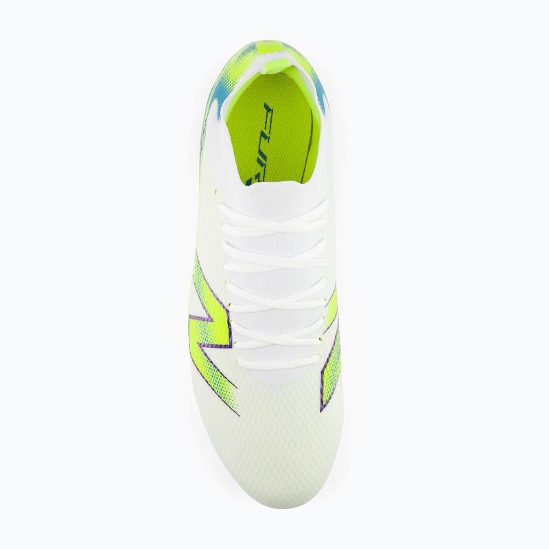 Fußballschuhe New Balance Furon Team V9 FG white/alkaline green 4