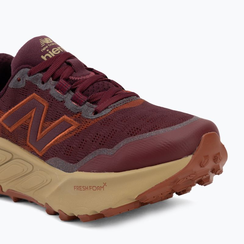 Herren-Laufschuhe New Balance Fresh Foam X Hierro V9 mulled wine/neo flame 7