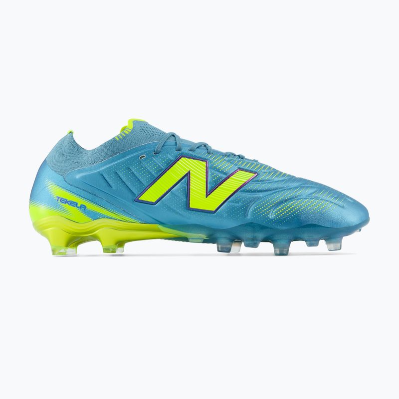 Fußballschuhe New Balance Tekela Elite Low V5 FG metallic blue/alkaline green/team navy 2
