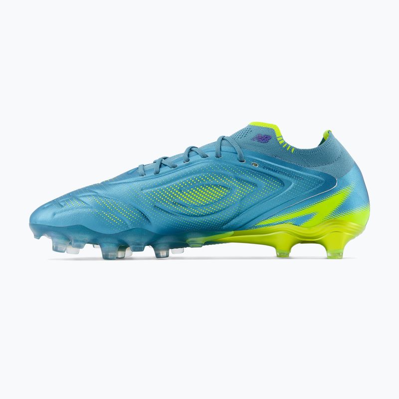 Fußballschuhe New Balance Tekela Elite Low V5 FG metallic blue/alkaline green/team navy 3