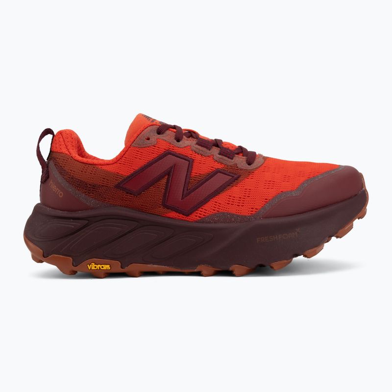 Herren-Laufschuhe New Balance Fresh Foam Hierro V9 neo flame/mulled wine 2