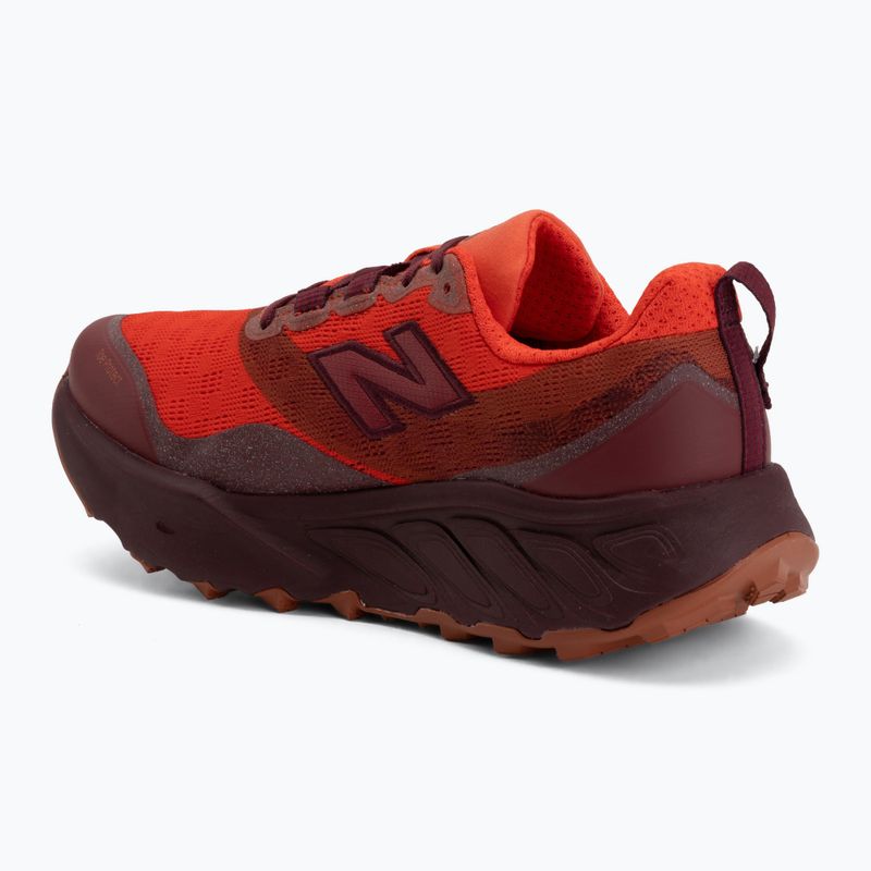 Herren-Laufschuhe New Balance Fresh Foam Hierro V9 neo flame/mulled wine 3