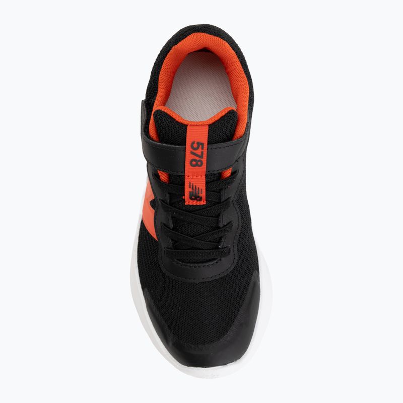 Kinderschuhe New Balance 578's V1 black/neo flame 5