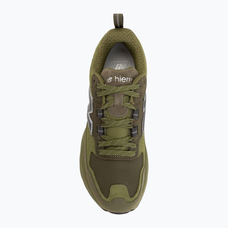 Herren-Laufschuhe New Balance Hierro Trek V9 sport green/dark moss 5