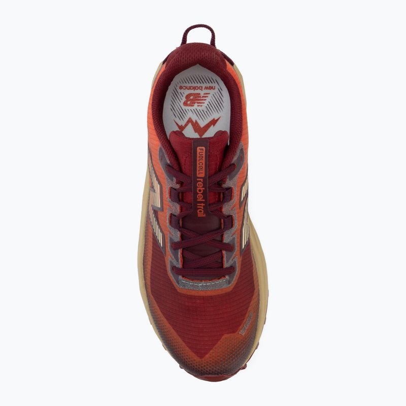 Herren-Laufschuhe New Balance Rebel Trail V1 maple/neo flame 5