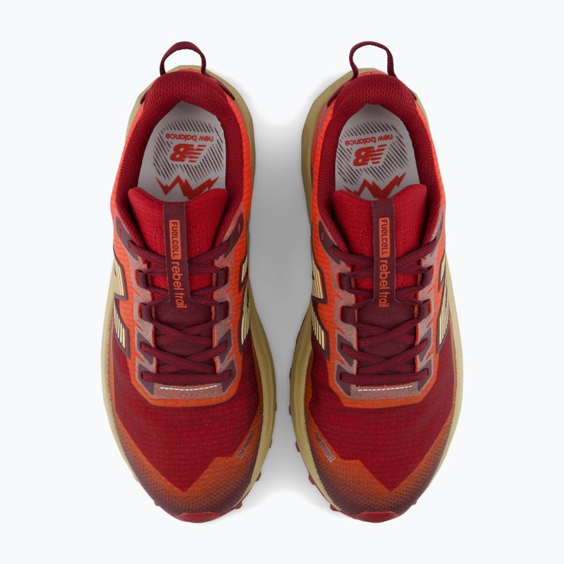 Herren-Laufschuhe New Balance Rebel Trail V1 maple/neo flame 4