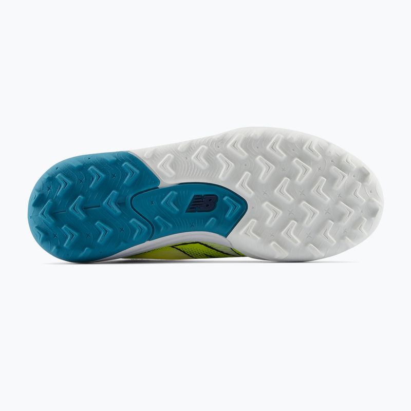 Kinder-Fußballschuhe New Balance Furon Team V9 TF white/alkaline green 5