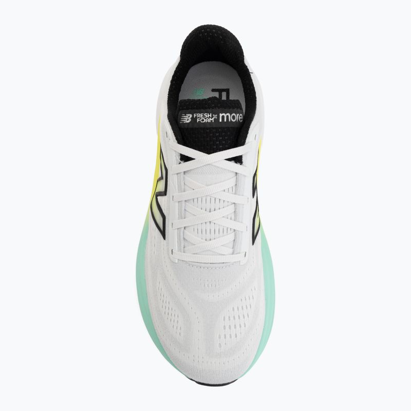 Herren-Laufschuhe New Balance Fresh Foam More V6 white/bright mint 5