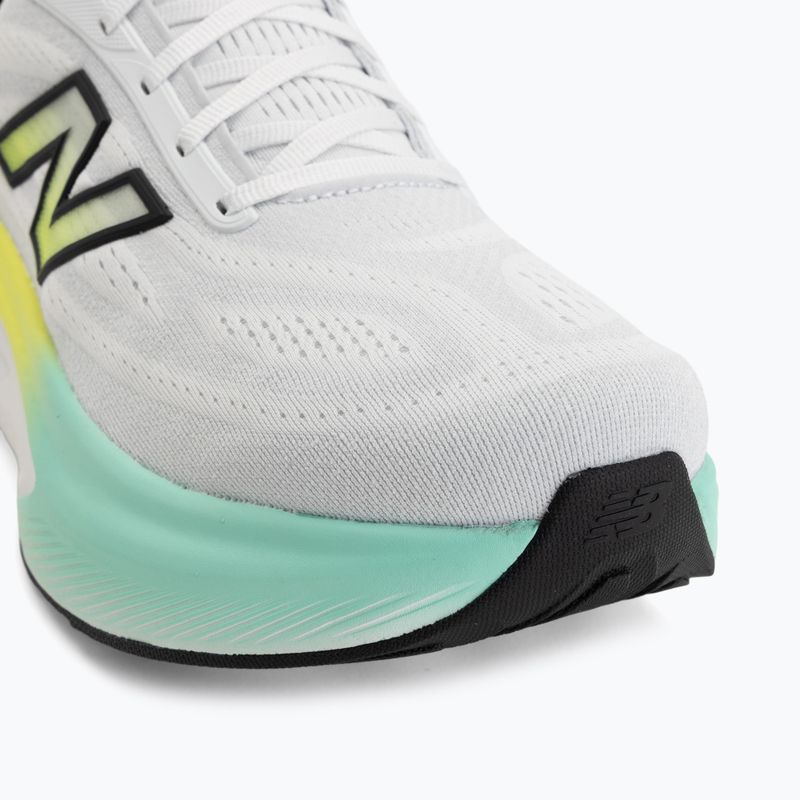 Herren-Laufschuhe New Balance Fresh Foam More V6 white/bright mint 7