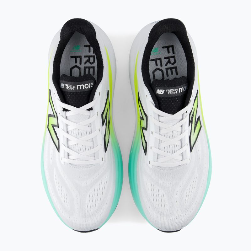Herren-Laufschuhe New Balance Fresh Foam More V6 white/bright mint 4