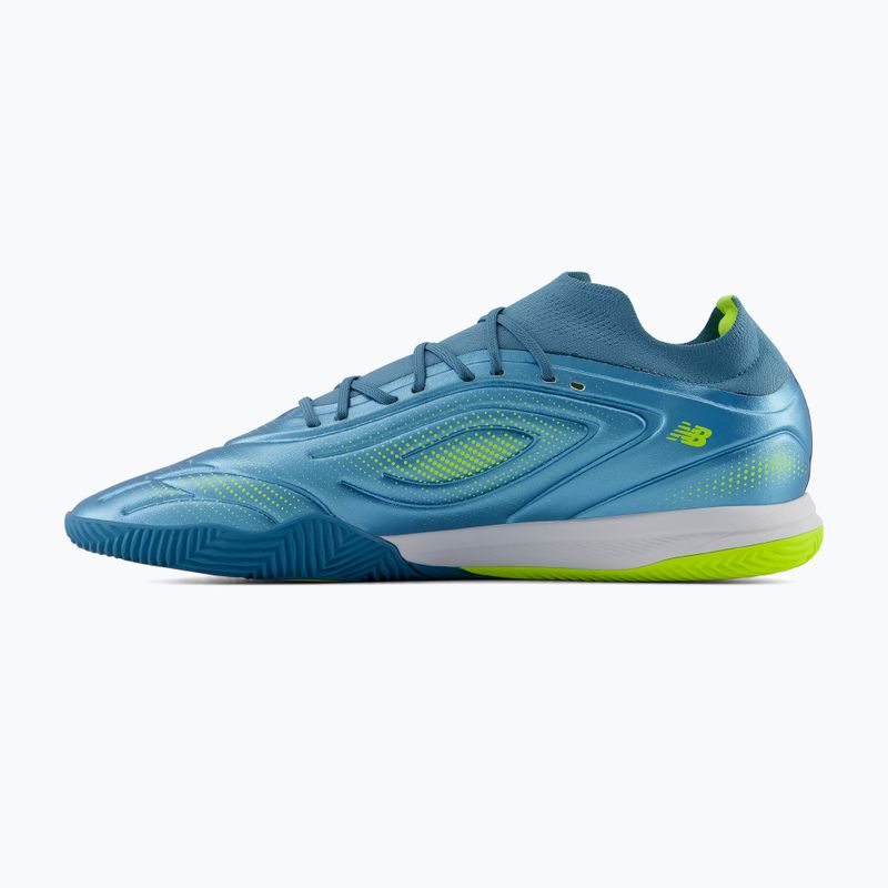 Fußballschuhe New Balance Tekela Team Low V5 IN metallic blue/alkaline green/team navy 3