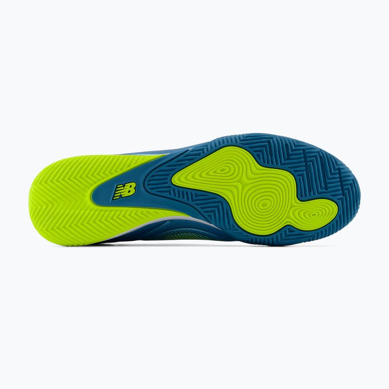 Fußballschuhe New Balance Tekela Team Low V5 IN metallic blue/alkaline green/team navy 4