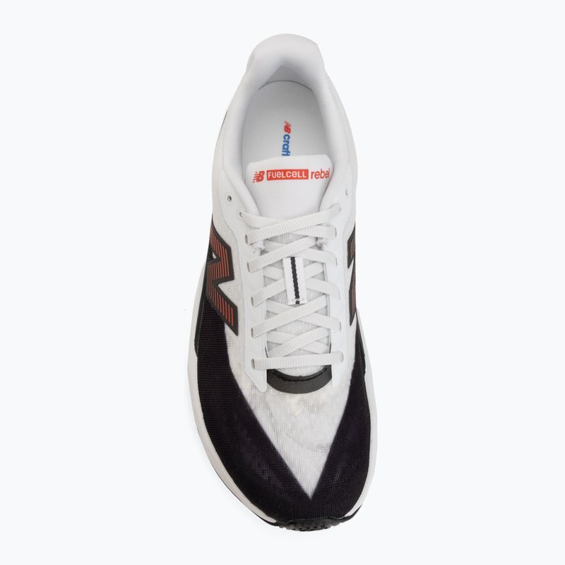 Herren-Laufschuhe New Balance FuelCell Rebel V5 white/neo flame 5