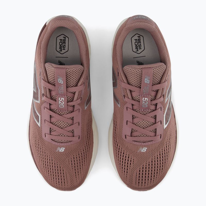 Laufschuhe für Damen New Balance Fresh Foam 520's V9 pebble/fast track/silver metallic 5