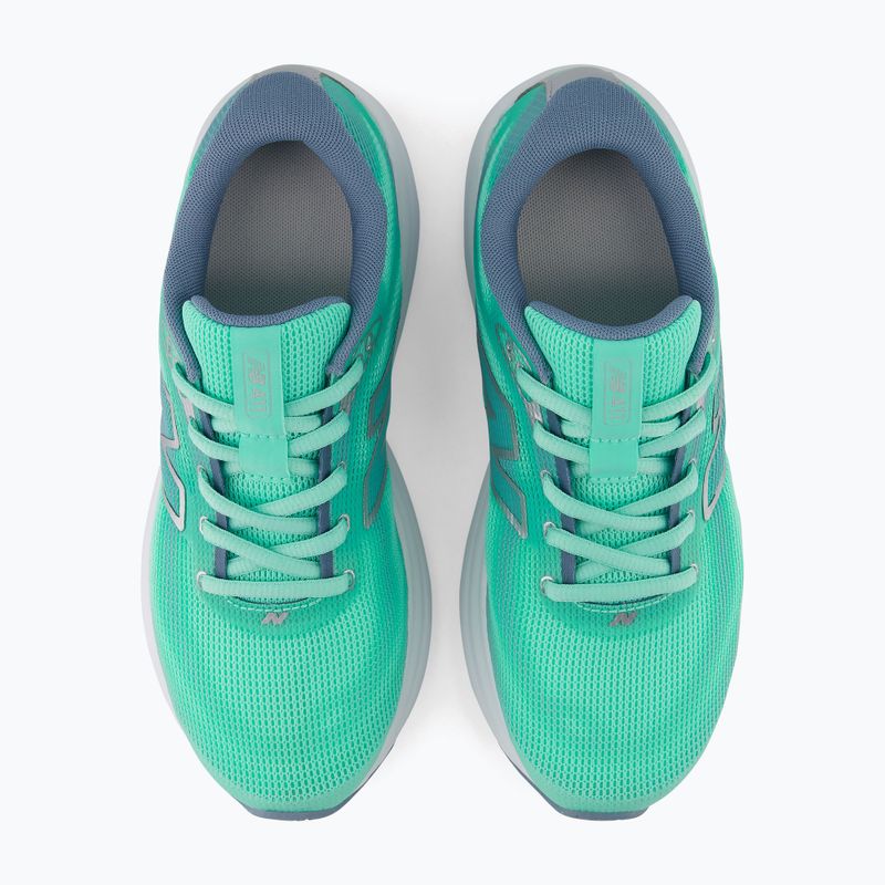 Laufschuhe für Damen New Balance 411's V4 bright mint/zinc blue/silver metallic 5