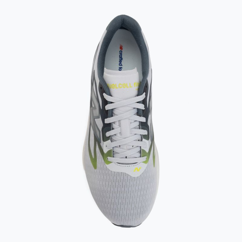 Herren-Laufschuhe New Balance FuelCell Flite-R V1 fresh air/shadow blue/alkaline green 5