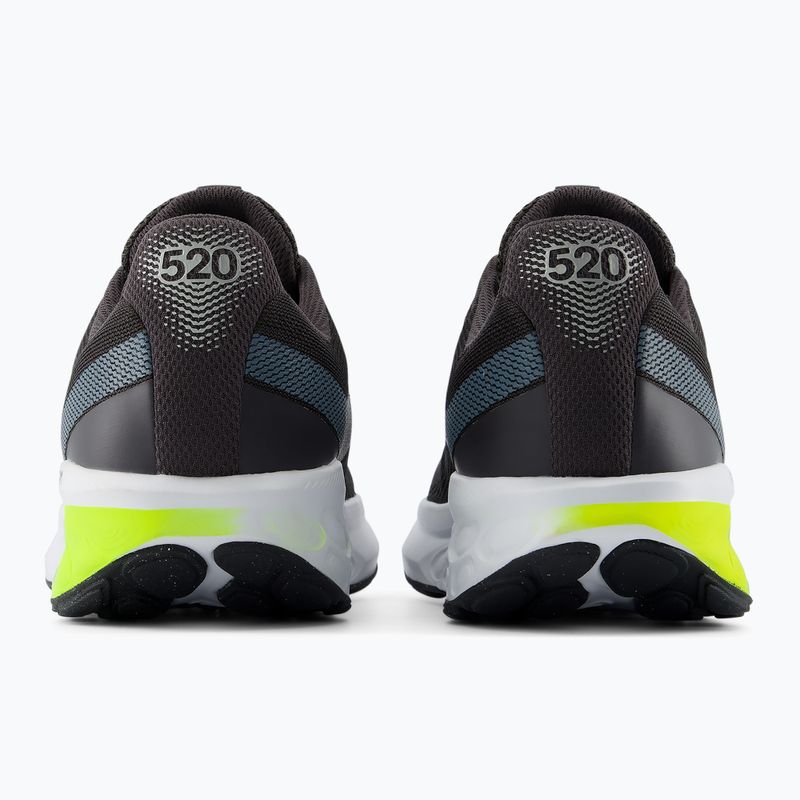 Herren-Laufschuhe New Balance Fresh Foam 520's V9 black/shadow blue/dark silver metallic 5