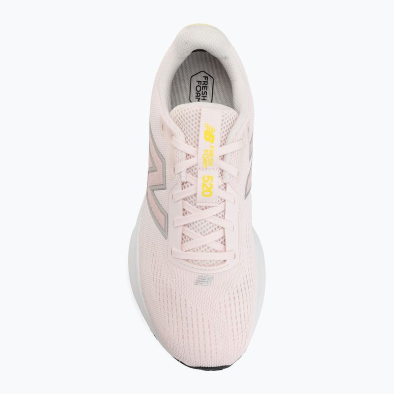 Laufschuhe für Damen New Balance Fresh Foam 520's V9 pink salt/pink granite/silver metallic 5