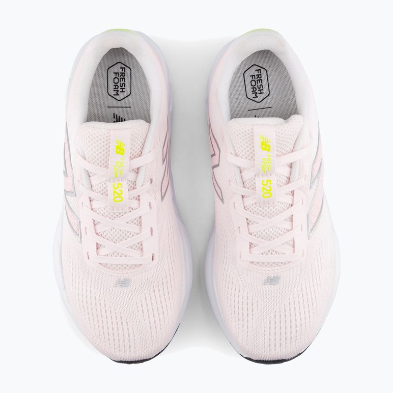 Laufschuhe für Damen New Balance Fresh Foam 520's V9 pink salt/pink granite/silver metallic 5