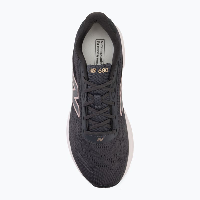 Laufschuhe für Damen New Balance Fresh Foam 680's V9 black cement/pink salt 5