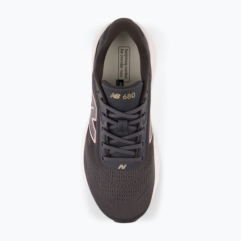 Laufschuhe für Damen New Balance Fresh Foam 680's V9 black cement/pink salt 5